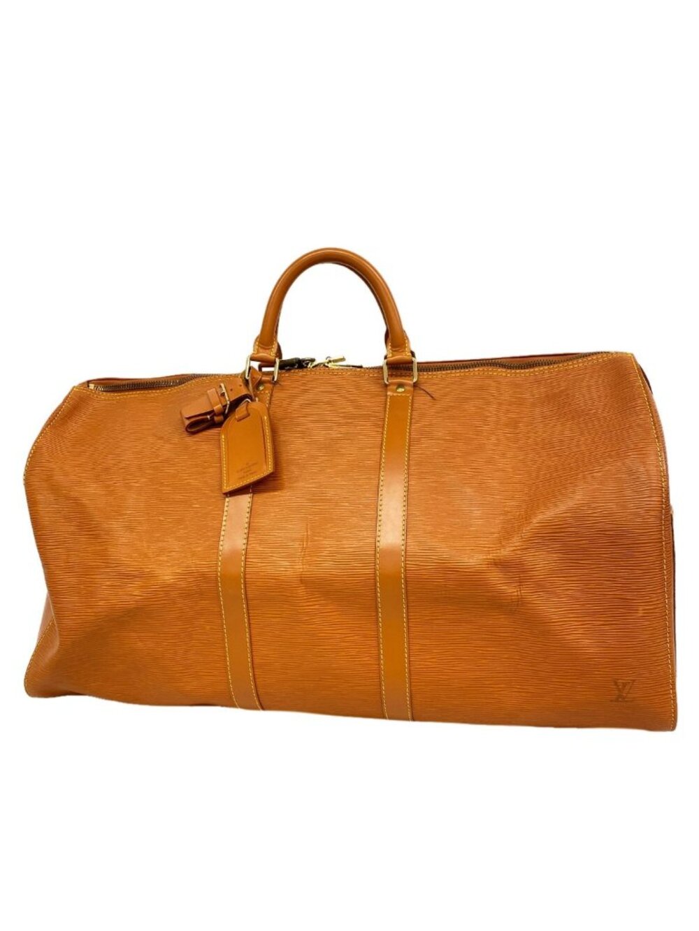 Louis Vuitton Boston Bag Epi Keepall 55 Cipango Gold